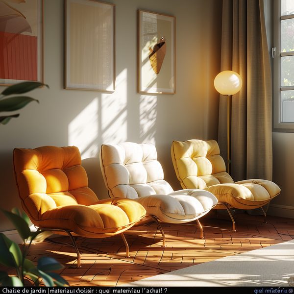 Chaise de jardin : quel matériau choisir pendant l'achat ?