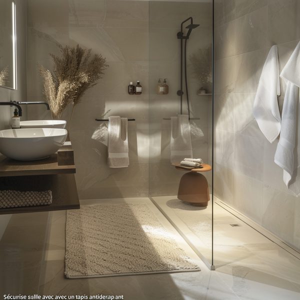 Sécurisez votre salle de bain avec un tapis antidérapant